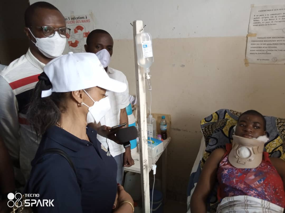 Nord Kivu : Mireille KAHOMBO  internée à CBCA Ndosho bénéficie de la                     générosité de la Fondation Denise Nyakeru Tshisekedi pour sa prise en charge médicale.