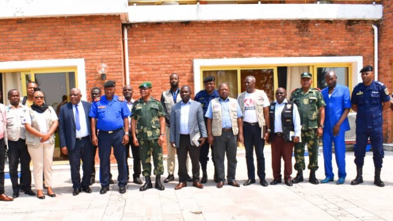 GOMA :  le secrétaire général aux affaires sociales,  actions humaines et solidarité nationale annonce la campagne pour la solidarité nationale. 