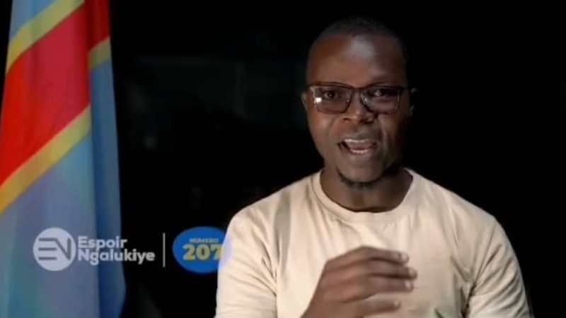 Nord Kivu : Le jeune Espoir  Ngalukiye appelle la population du Nord Kivu et celle de la République à soutenir par tous les moyens les FARDC